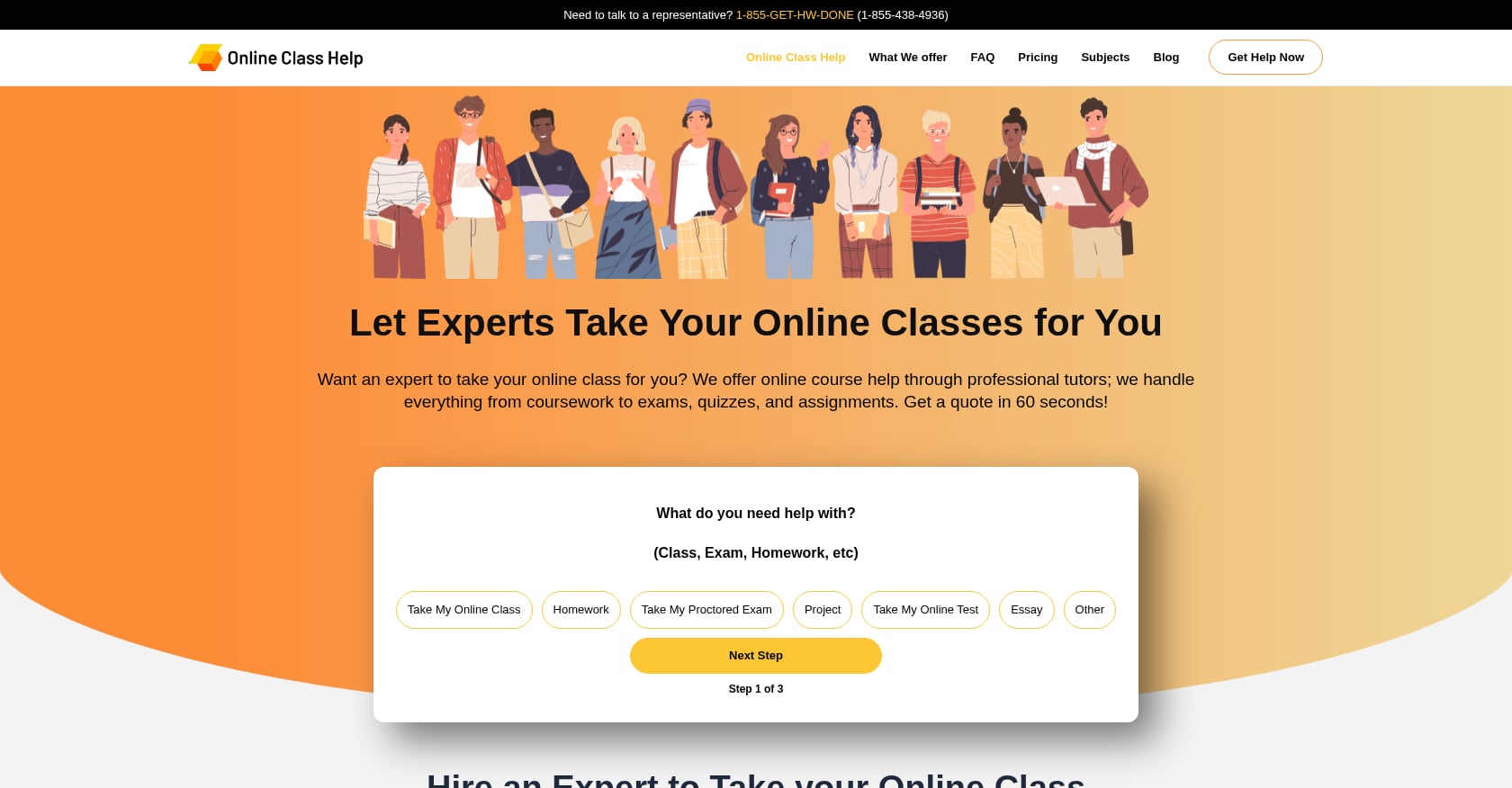 OnlineClassHelp Screenshot