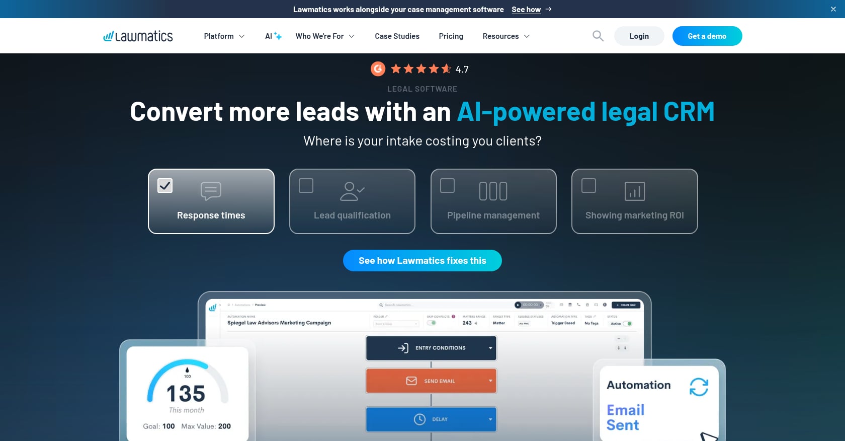 Lawmatics Screenshot