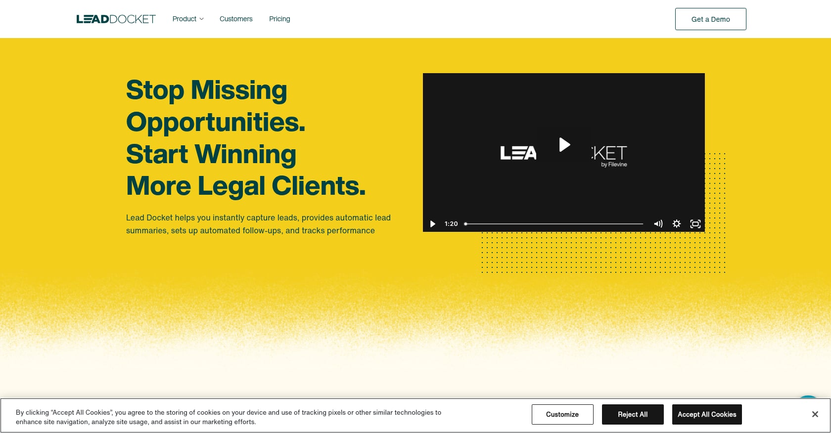 Lead Docket Screenshot