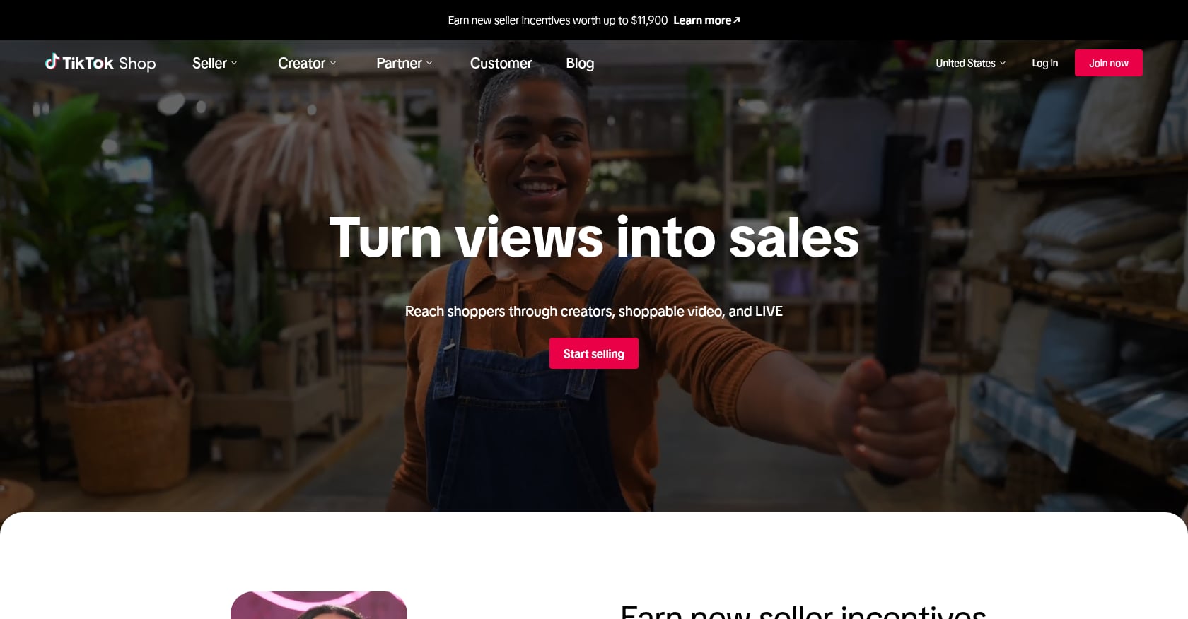 TikTok Seller Center Screenshot