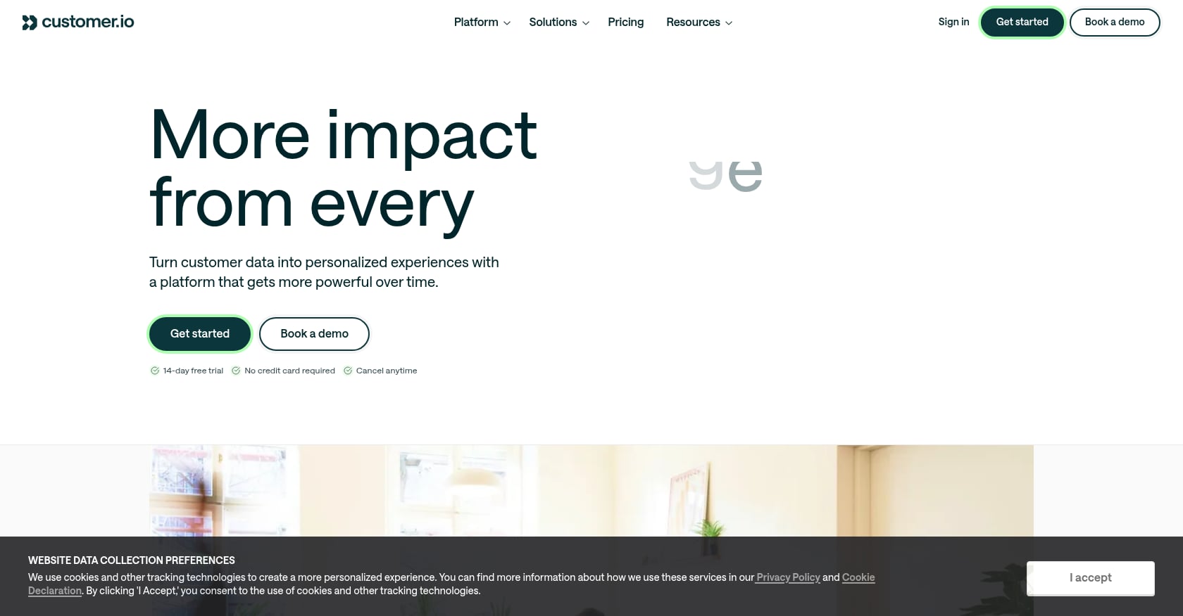 Customer.io Screenshot