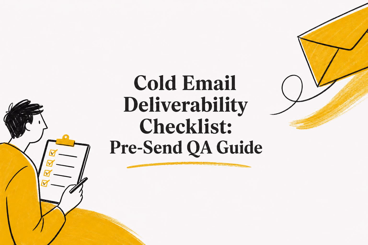 cold email deliverability checklist