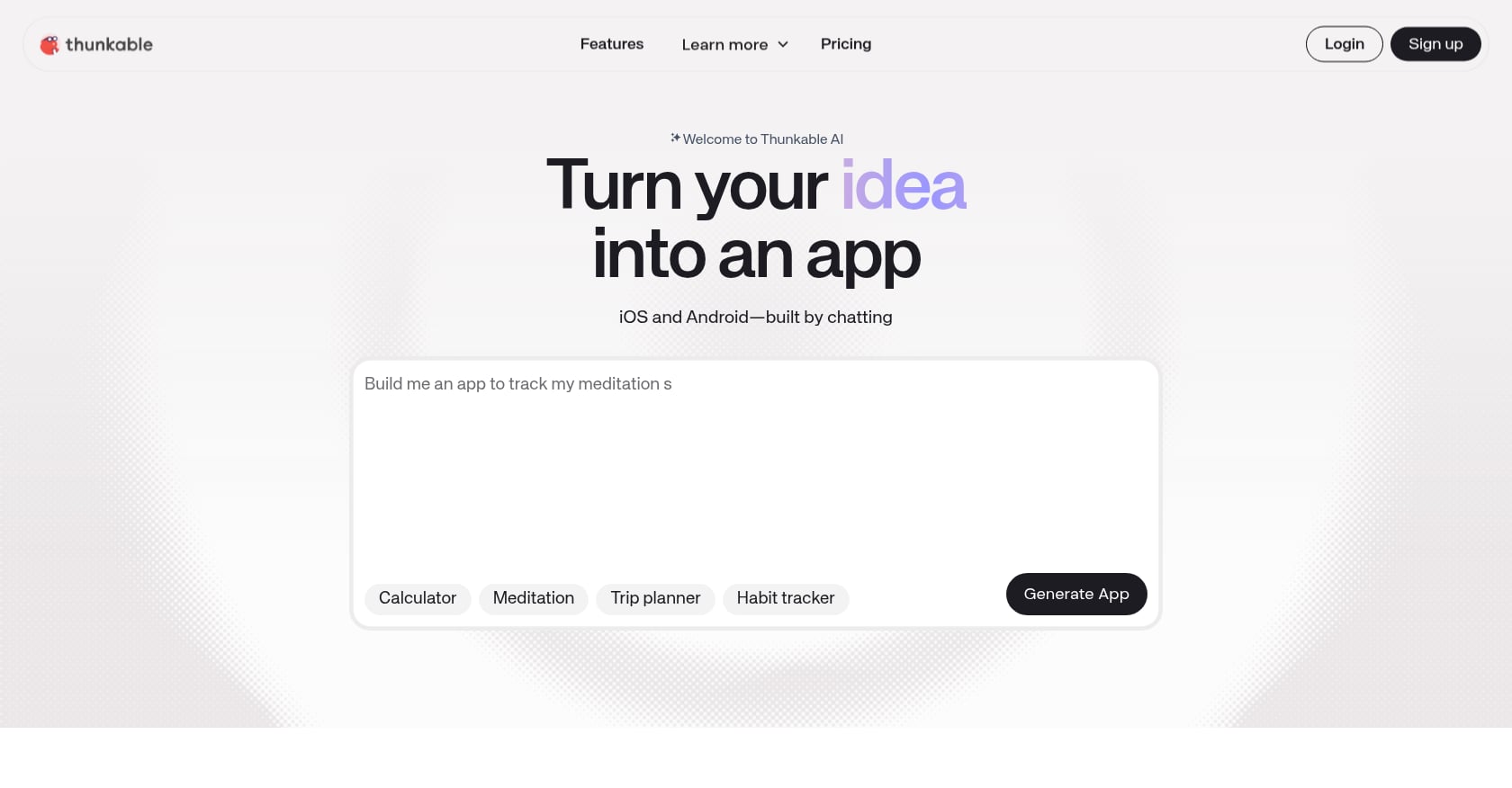 Thunkable Screenshot