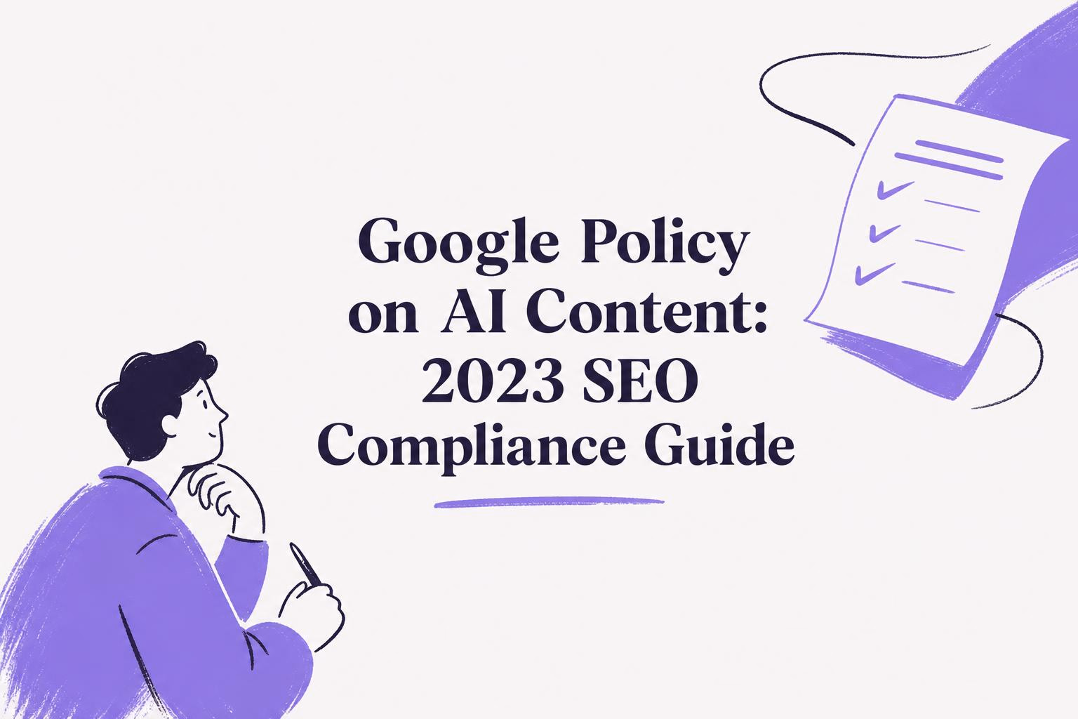 google policy on ai content