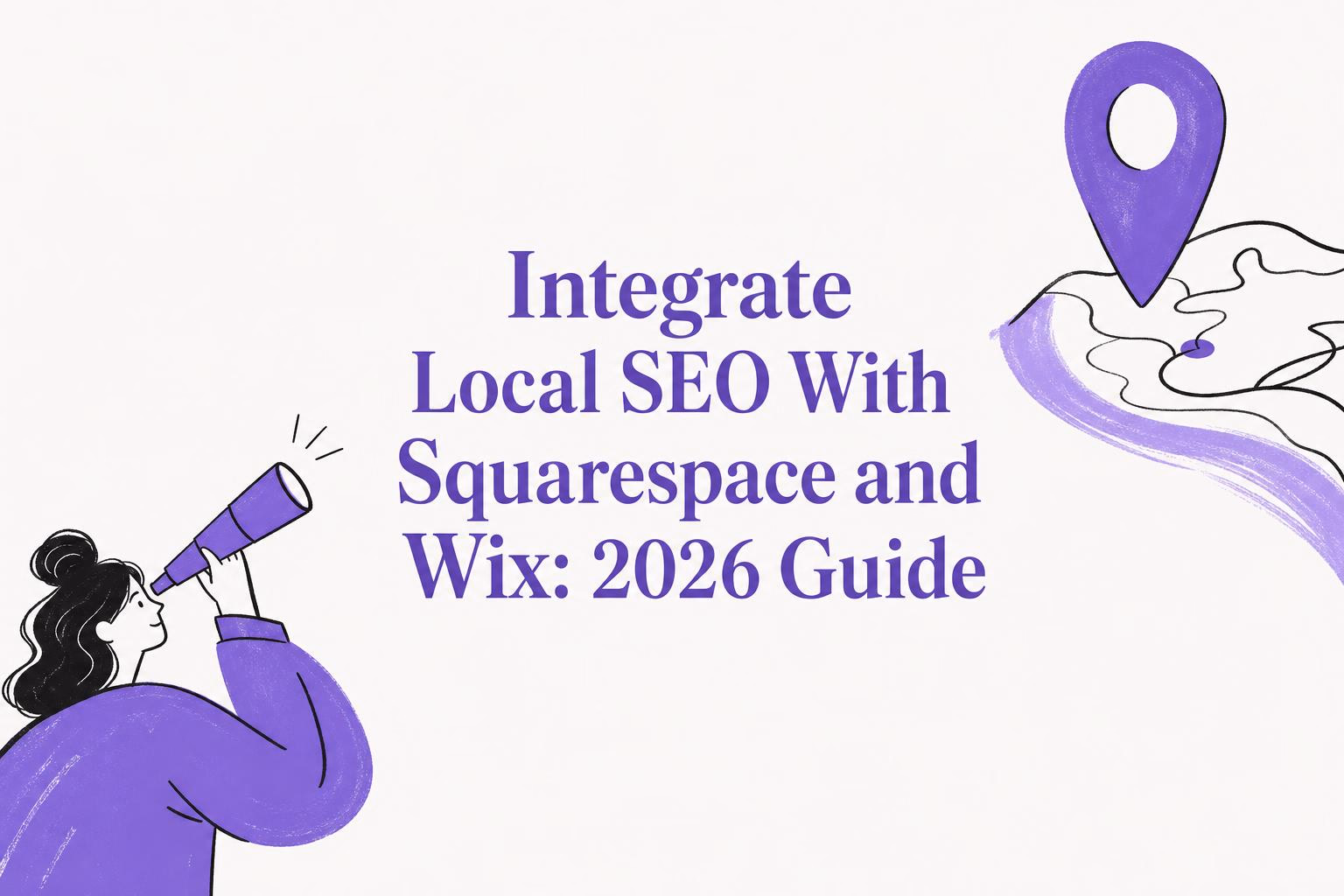 integrate local seo with squarespace and wix