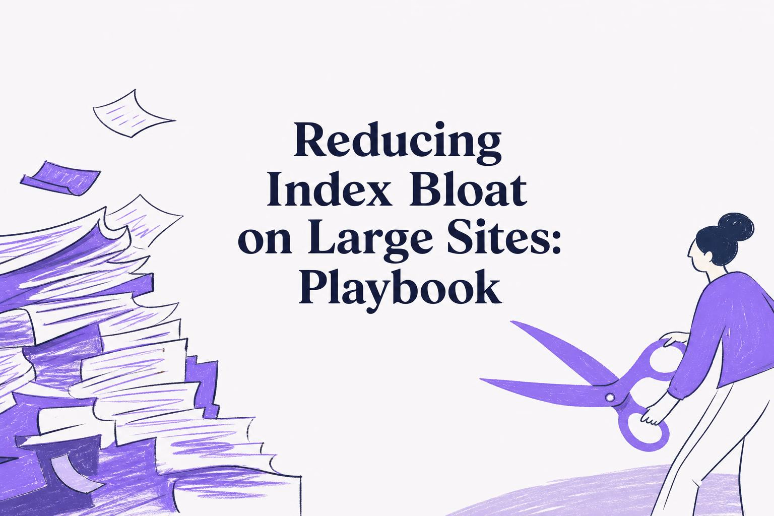 reducing index bloat on large sites