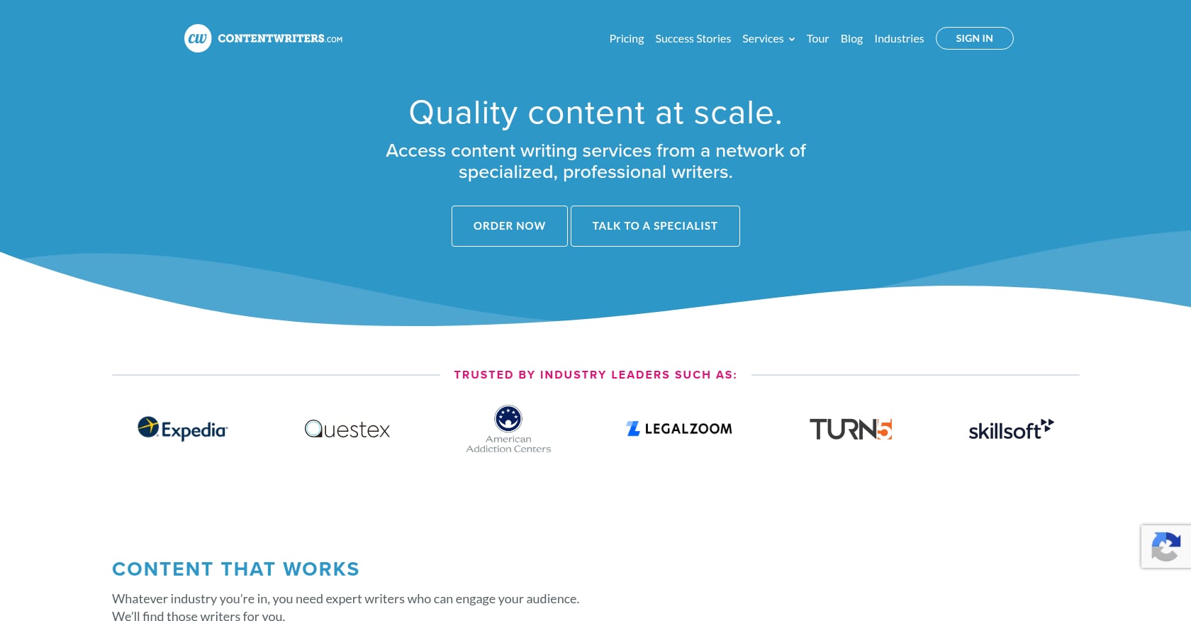 ContentWriters Screenshot