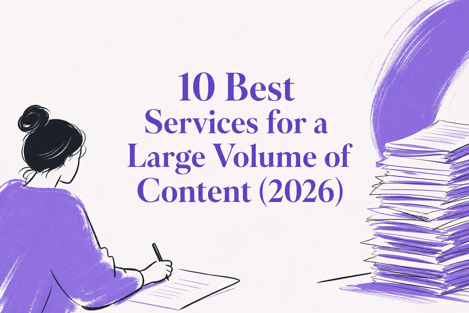 large volume of content