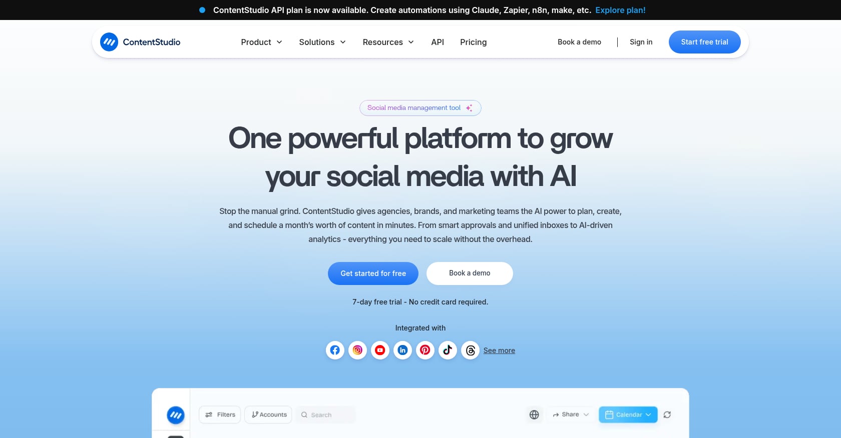 ContentStudio Screenshot