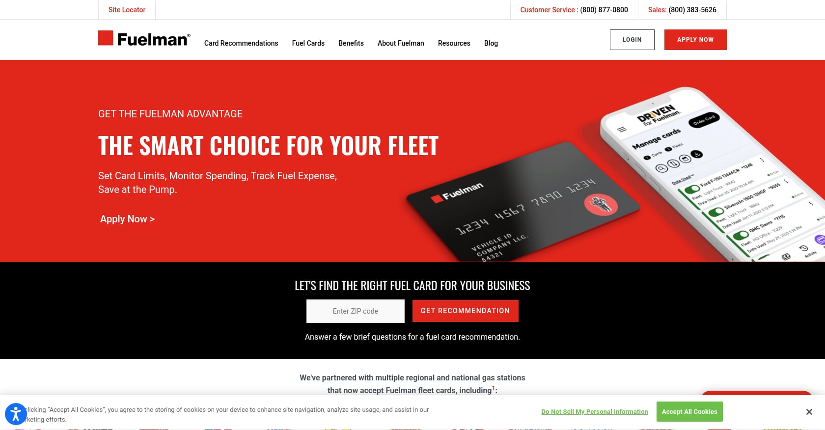 Fuelman Fleet Card (by Corpay) Screenshot