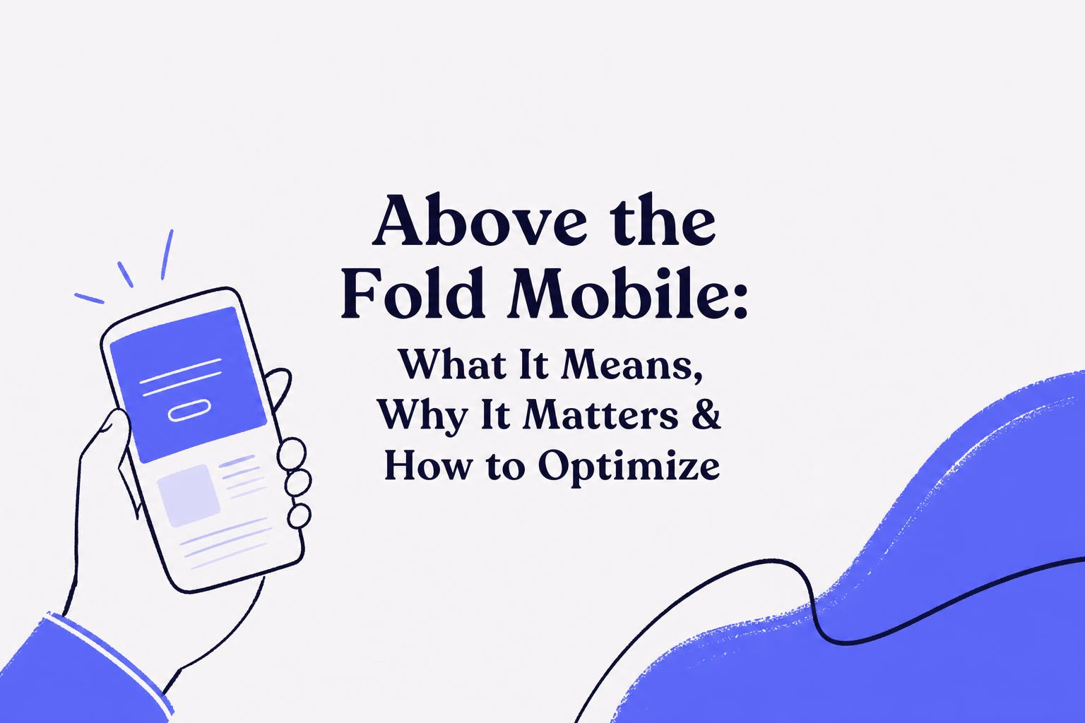 above the fold mobile