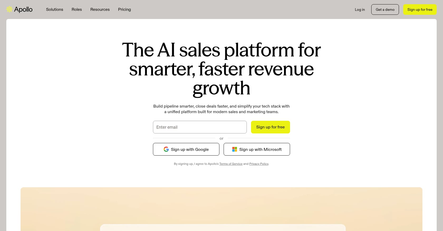 Apollo.io Screenshot