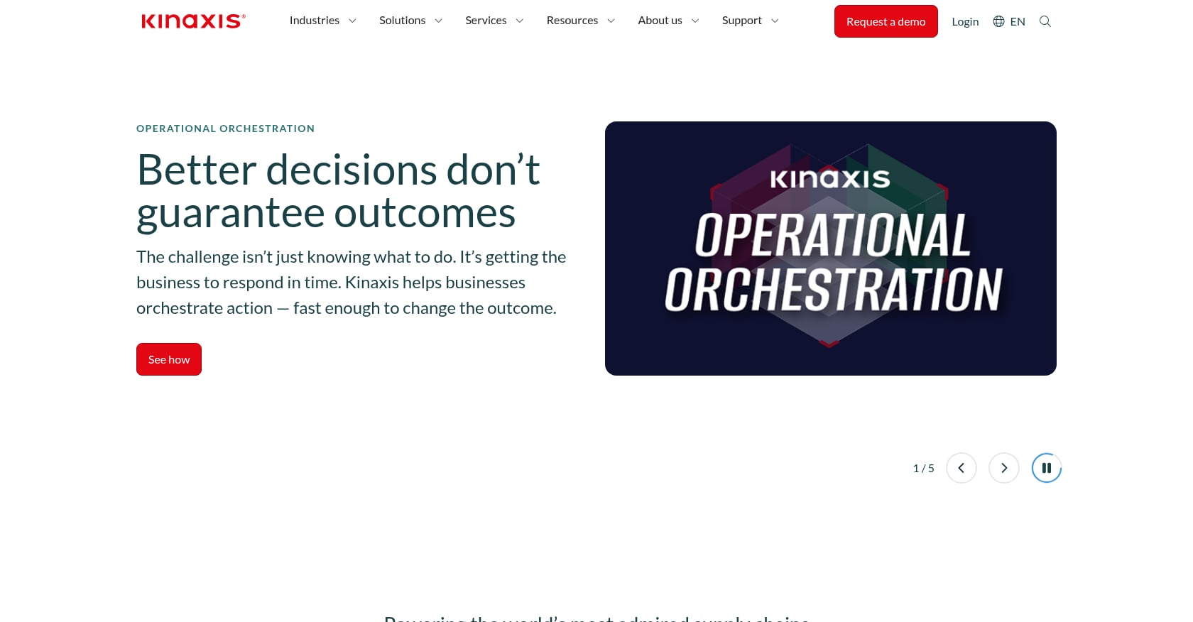 Kinaxis Screenshot