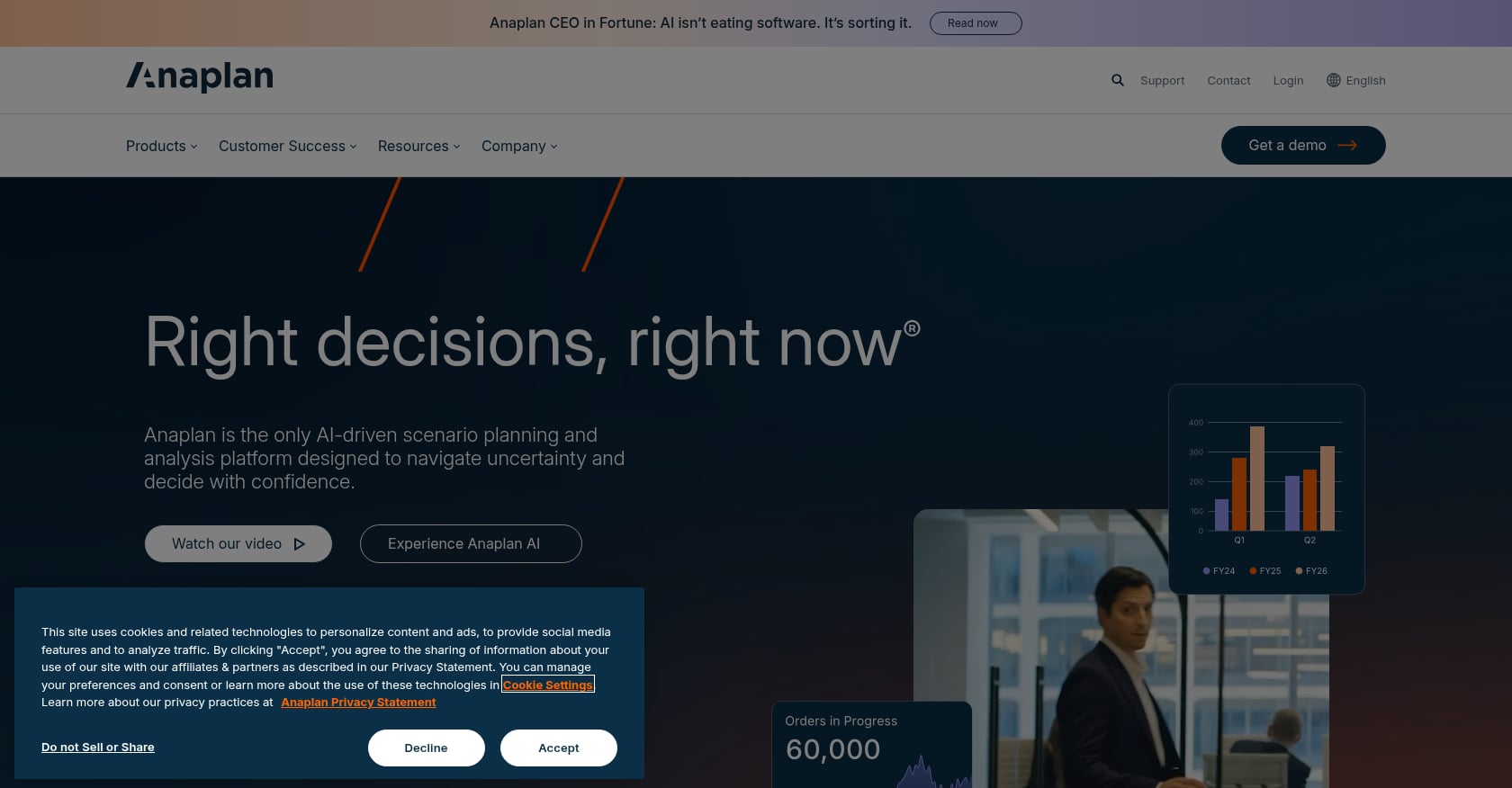 Anaplan Screenshot