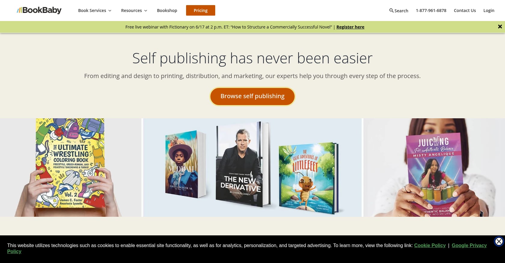 BookBaby Screenshot