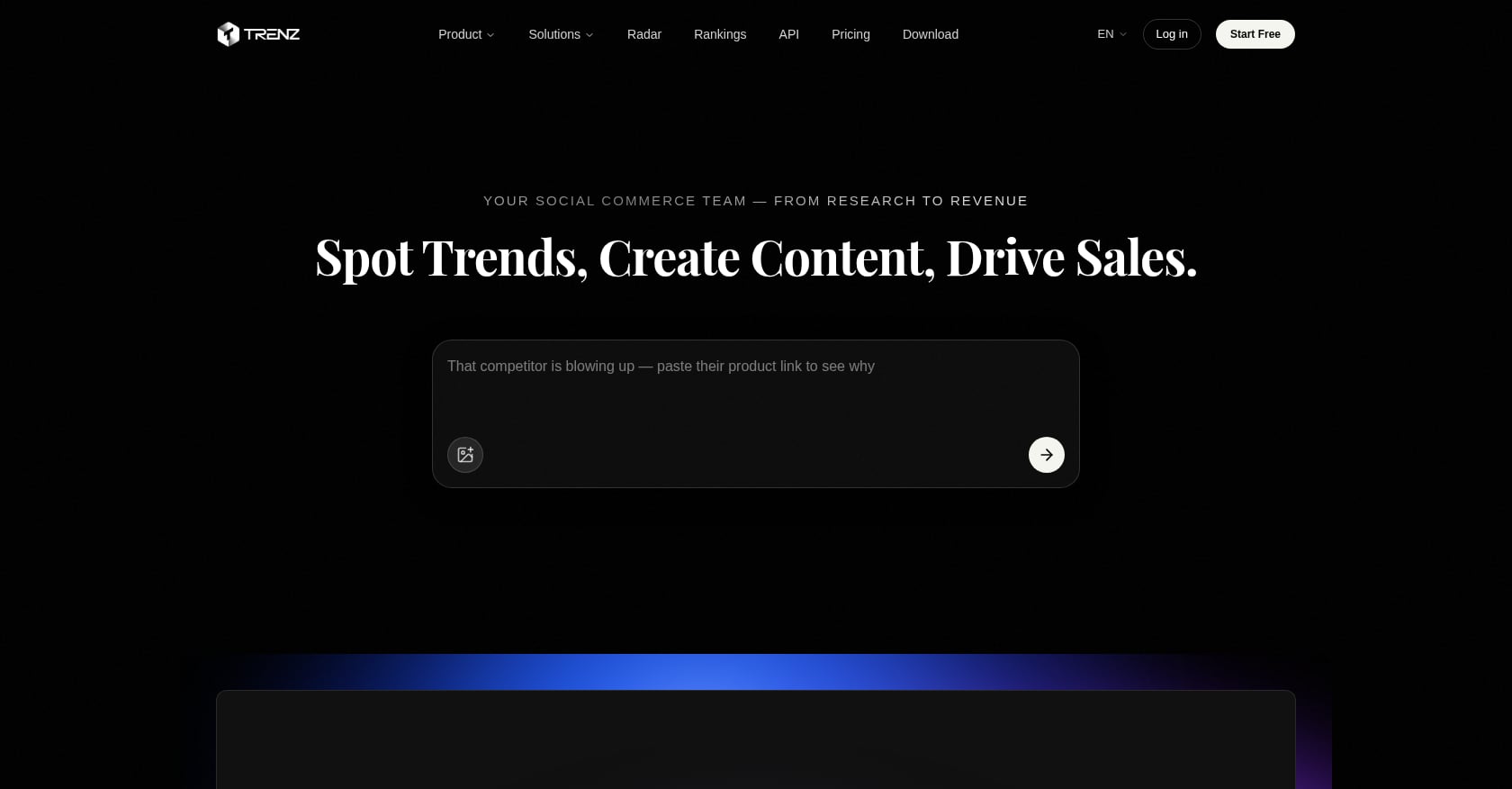 Product Discovery Screenshot