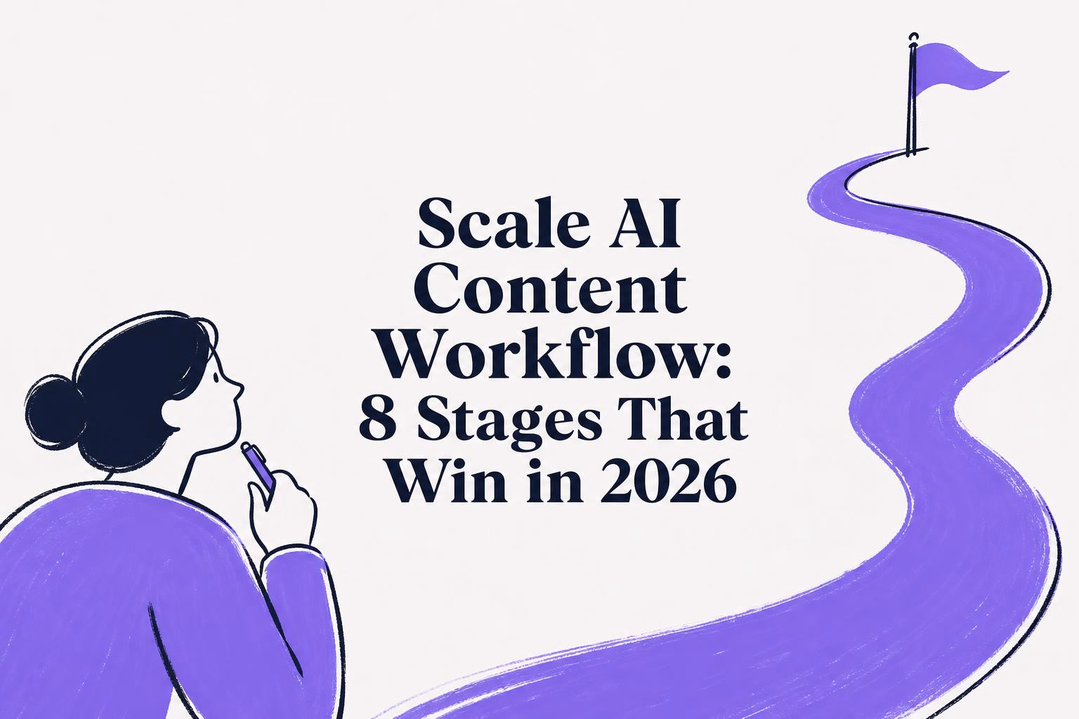 Scale AI Content Workflow: 8 Stages That Win in 2026