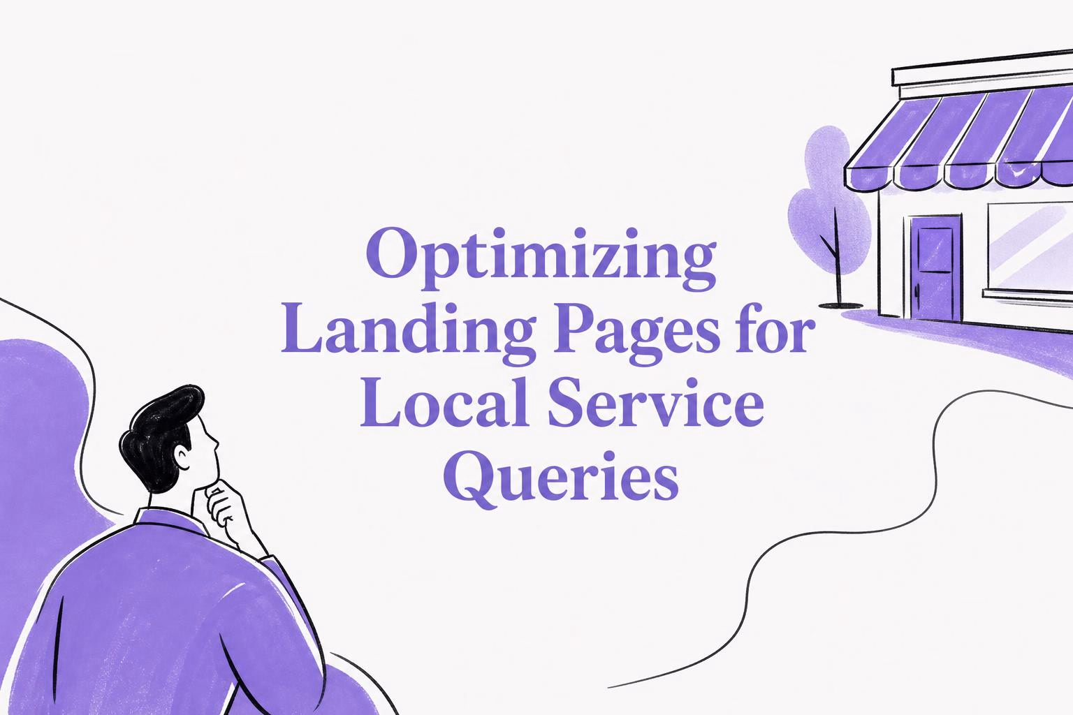 optimizing landing pages for local service queries