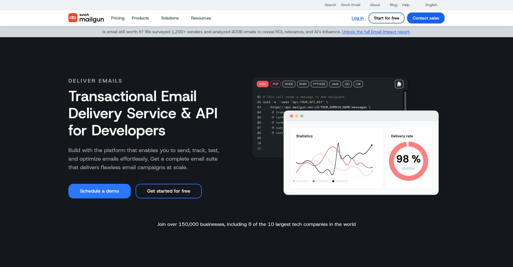 Mailgun Screenshot