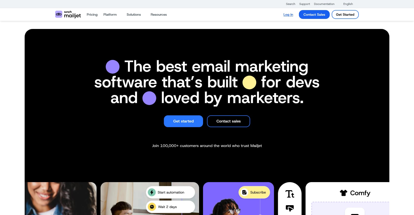 Mailjet Screenshot