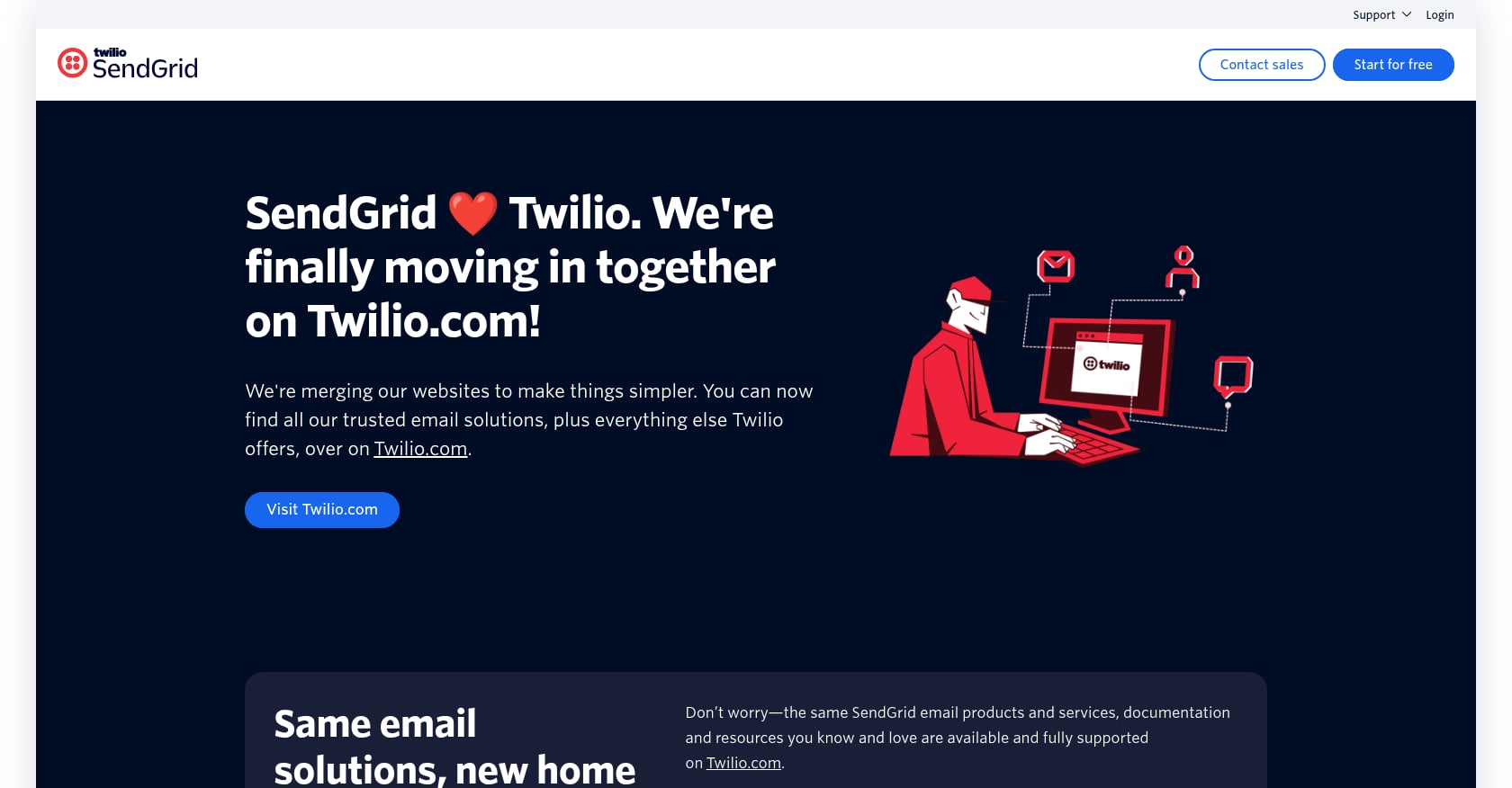 SendGrid Screenshot