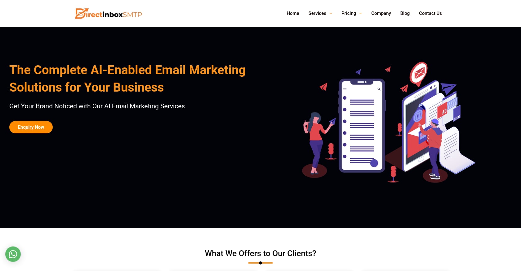 DirectinboxSMTP Screenshot