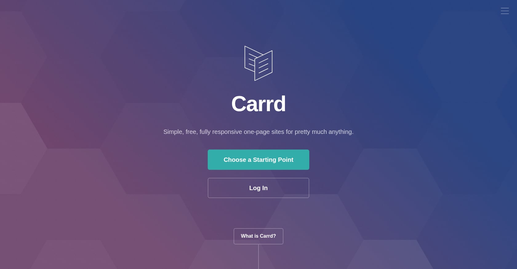 Carrd Screenshot