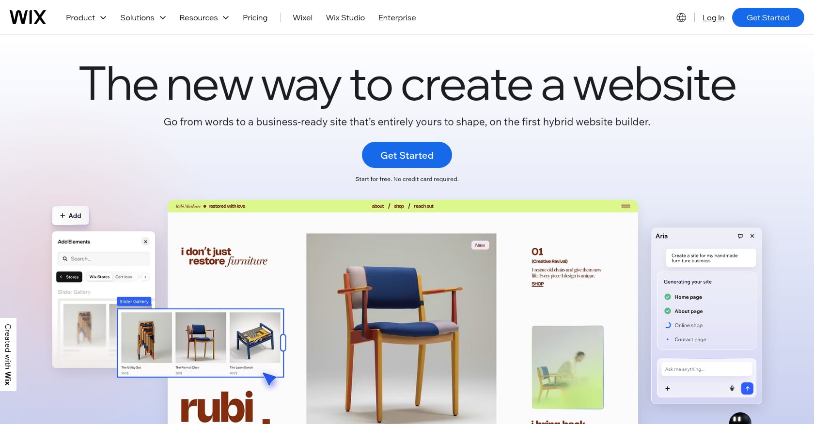 Wix Screenshot