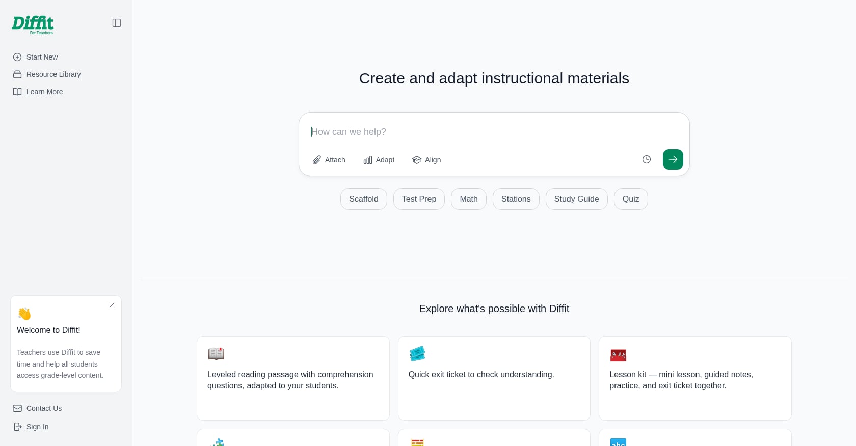 Level and Simplify Reading Texts by Proficiency Screenshot