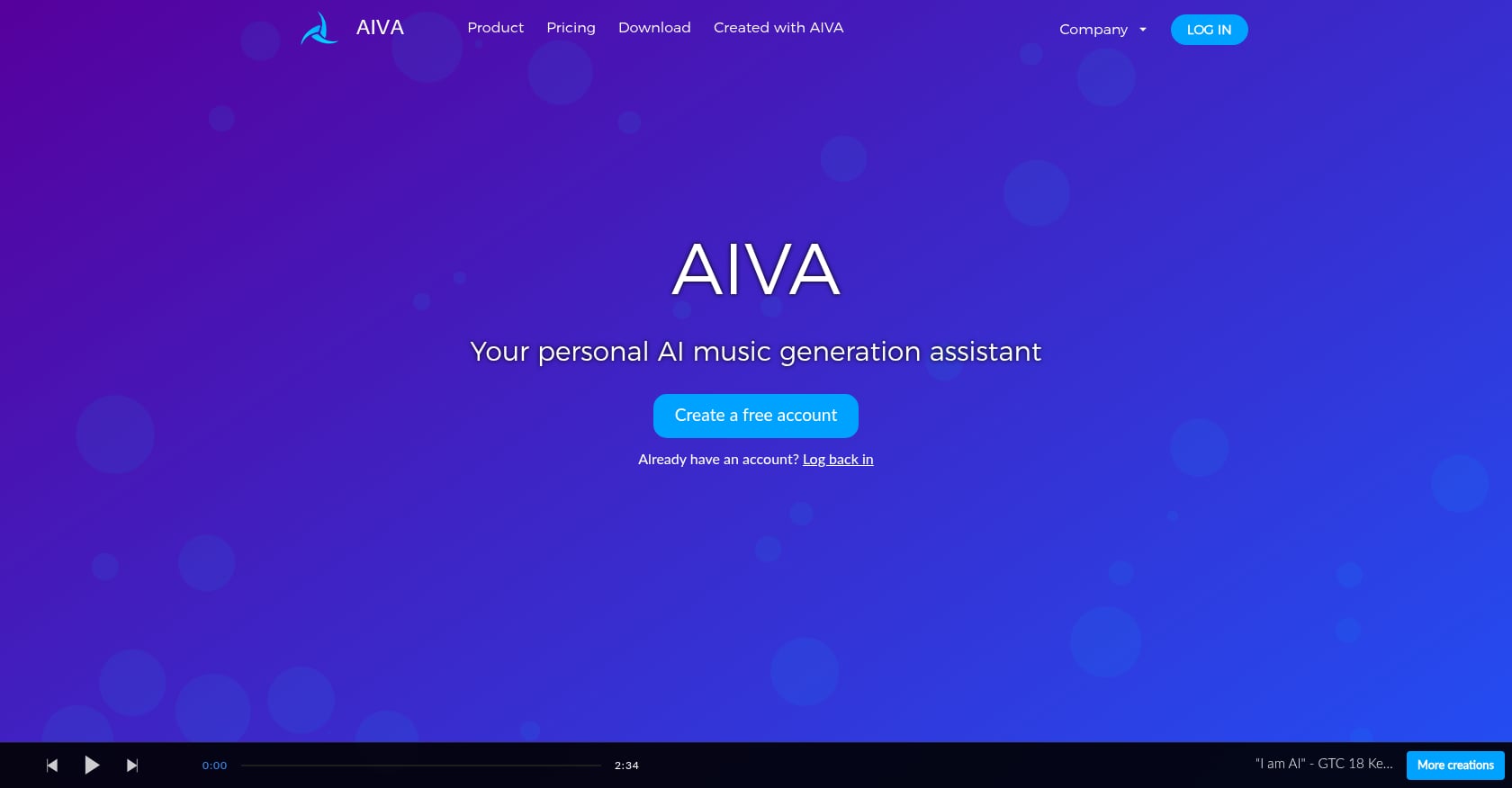 Aiva Screenshot