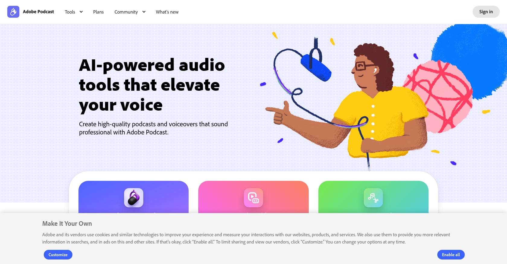 Adobe Podcast Enhance (Premiere Pro Speech Enhancement) Screenshot