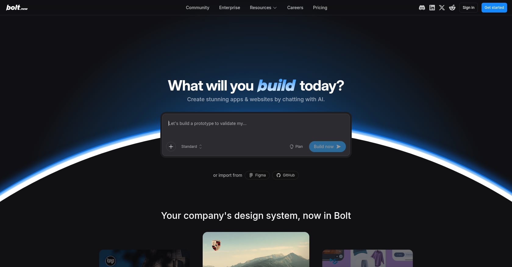 Bolt.new Screenshot