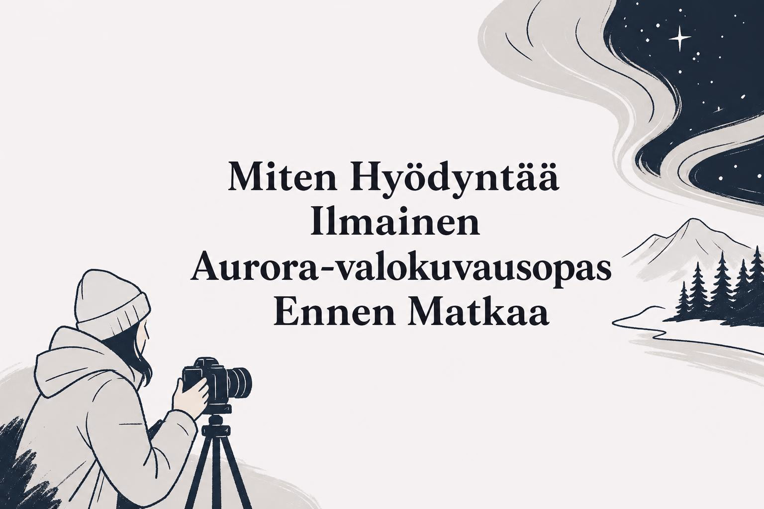 Miten Hyödyntää Ilmainen Aurora-valokuvausopas Ennen Matkaa