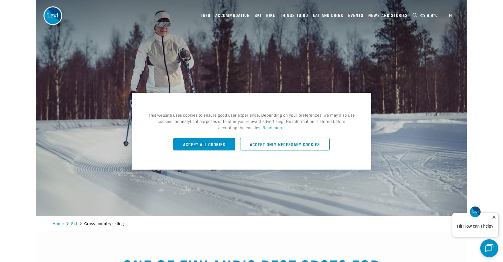 Cross-Country Skiing Screenshot