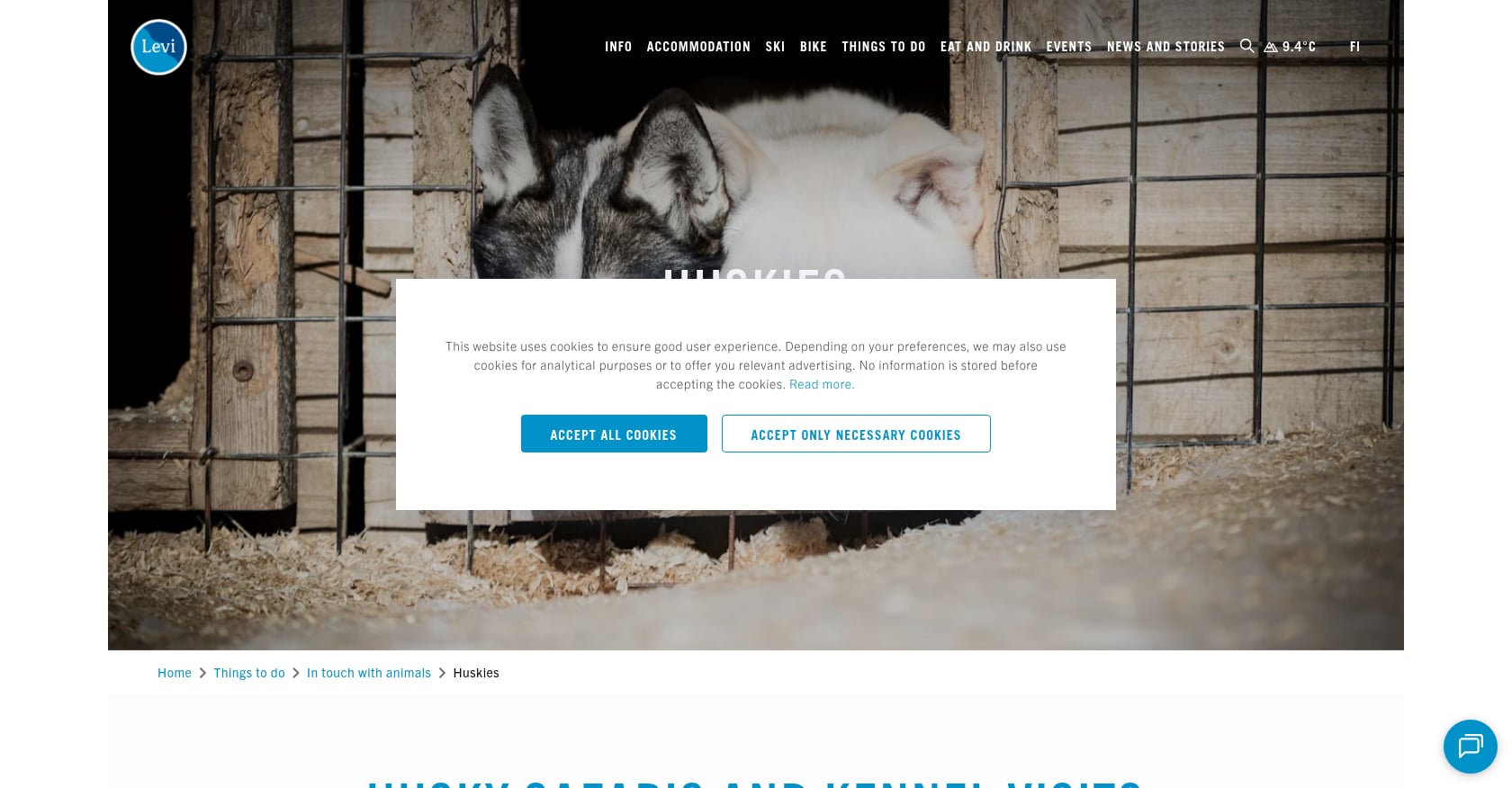 Husky Safari Screenshot