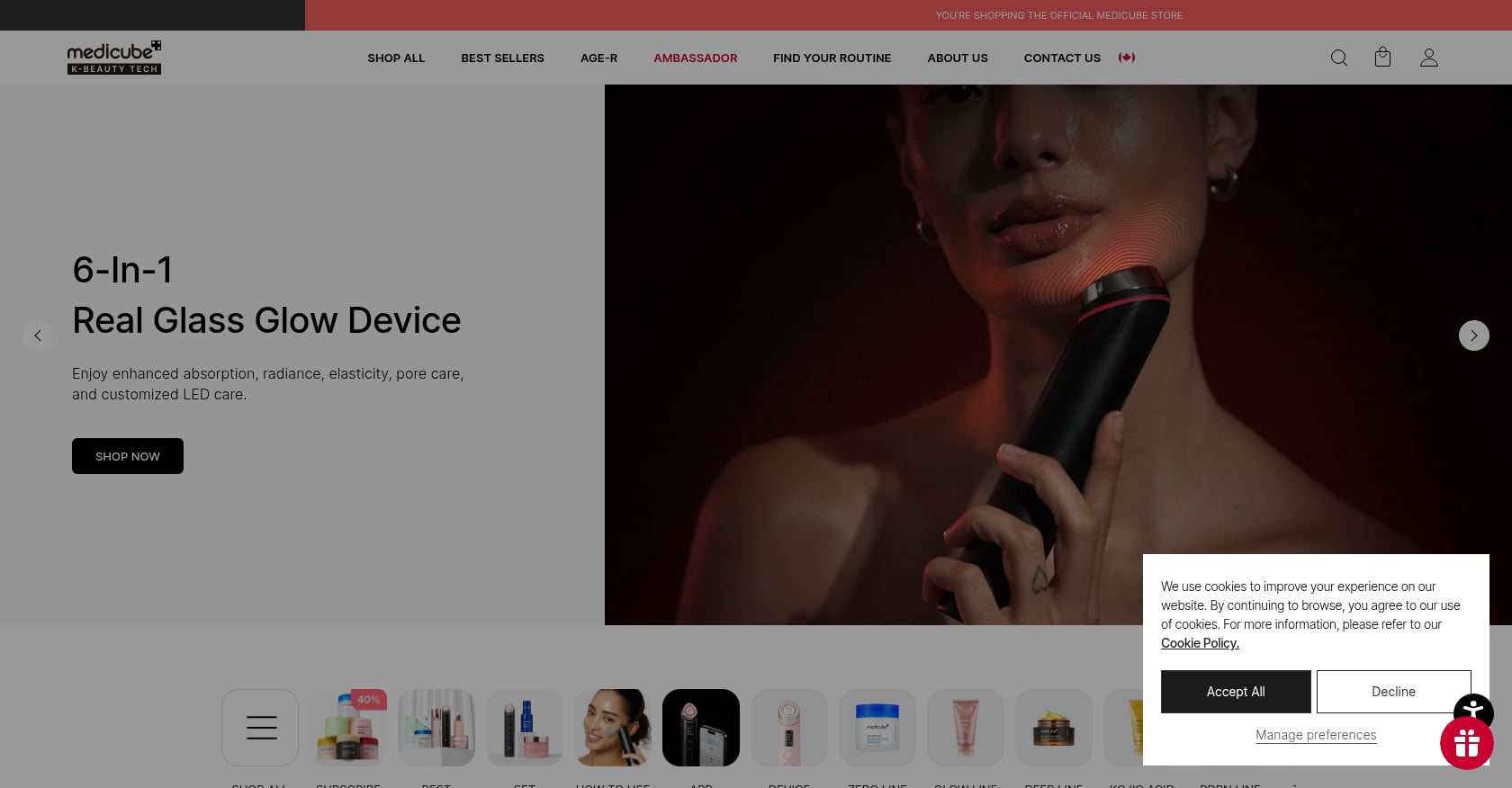Medicube Skincare Kit Screenshot
