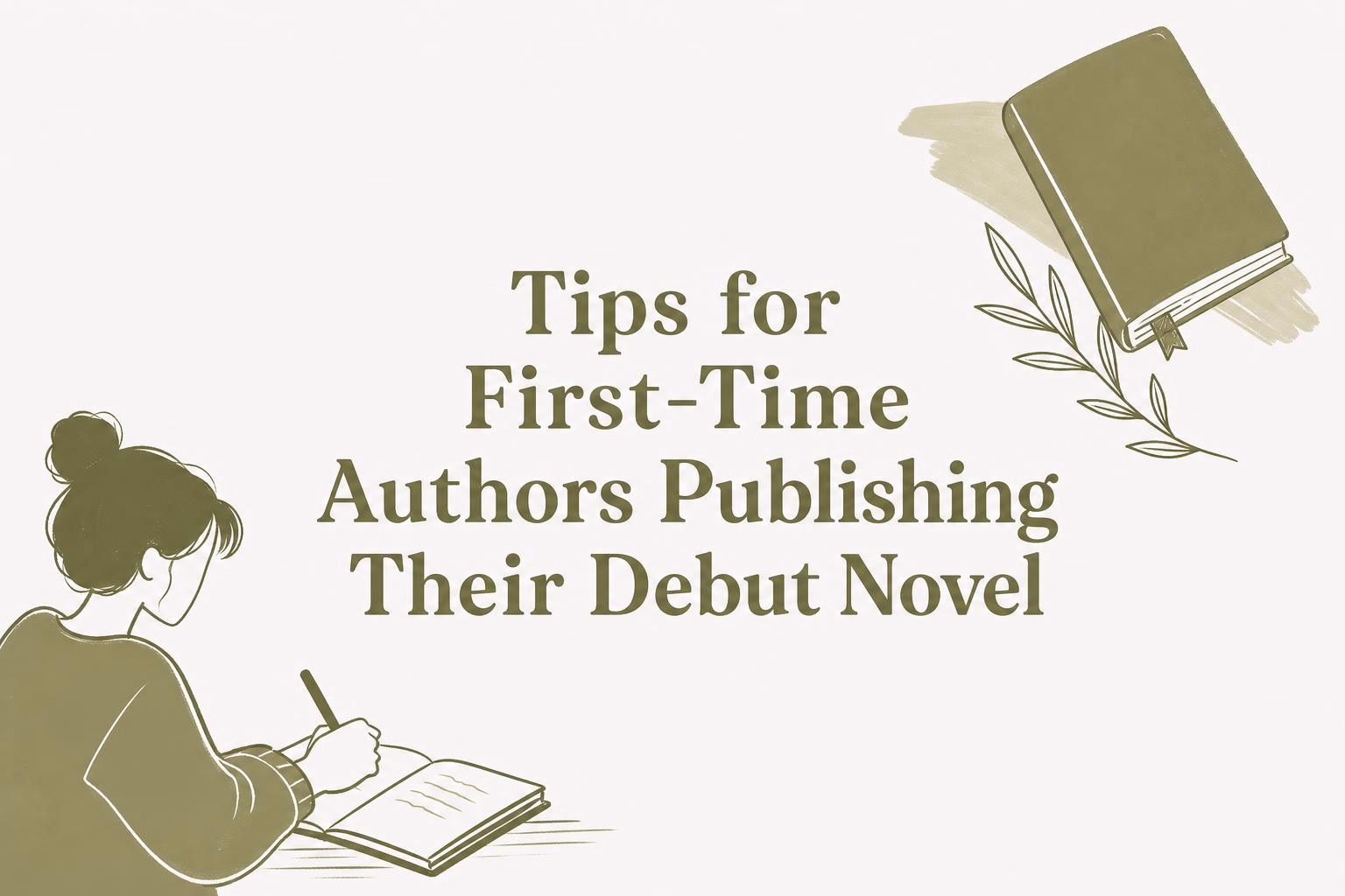 Tips for First-Time Authors Publishing Their Debut Novel