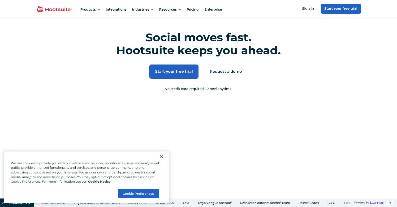 Hootsuite Screenshot