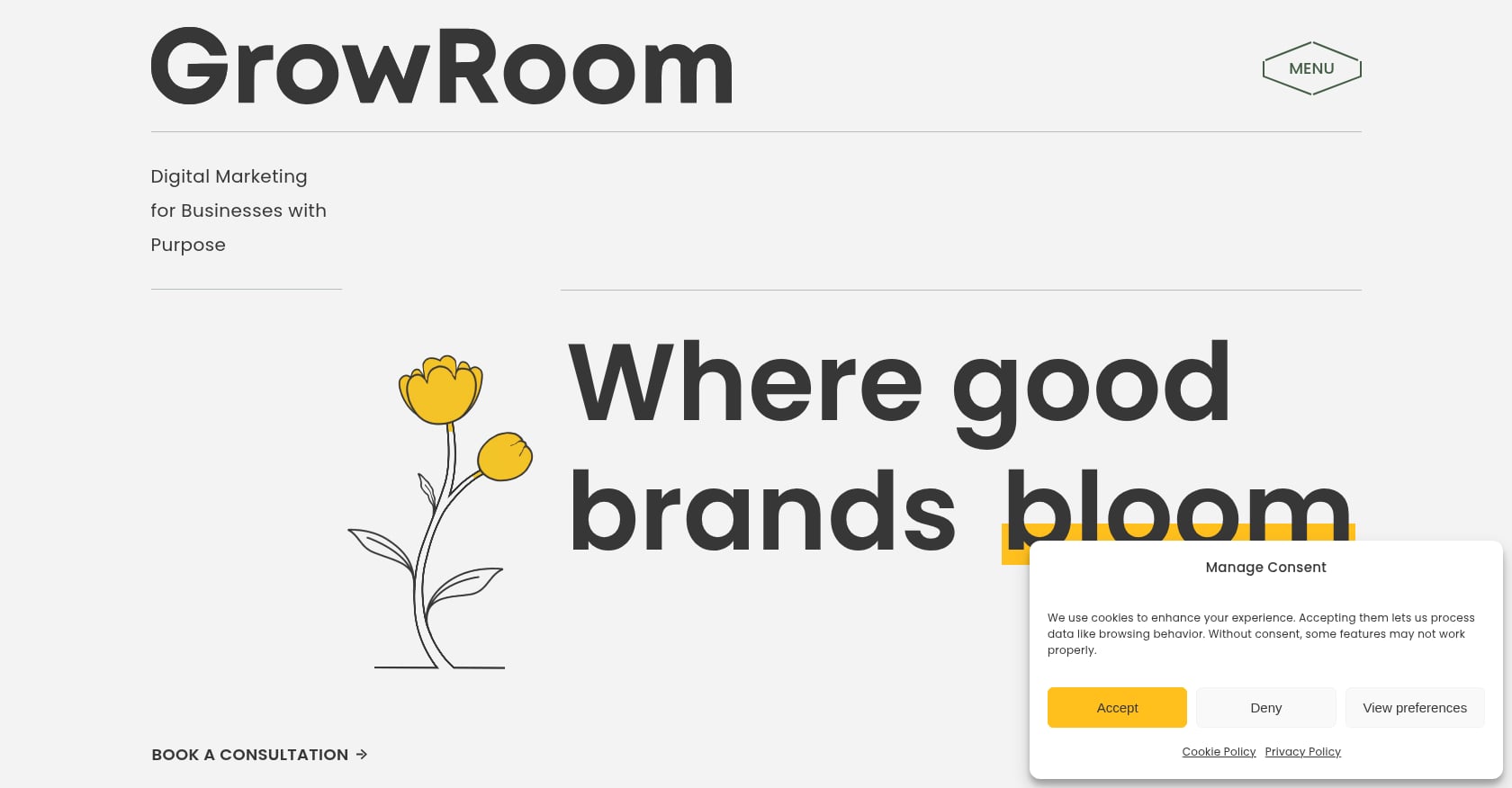 GrowRoom Screenshot