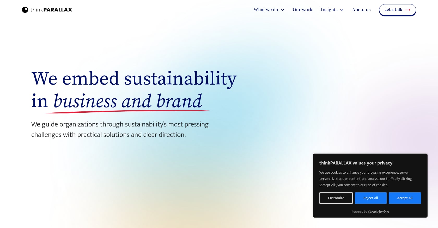 thinkPARALLAX Screenshot