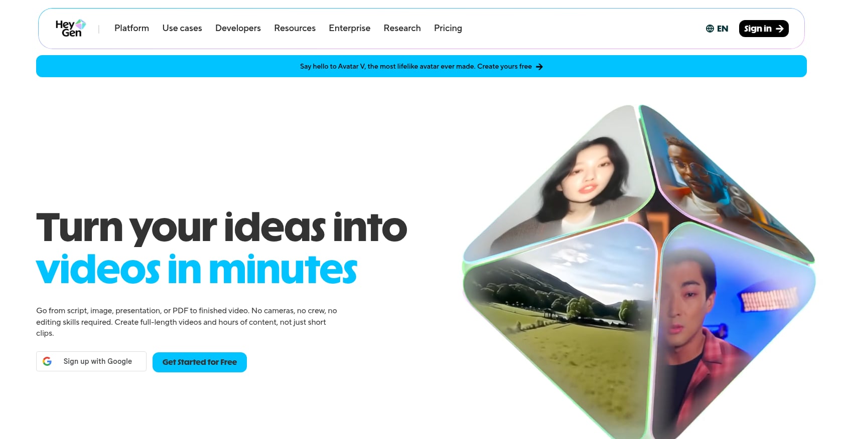 HeyGen Screenshot