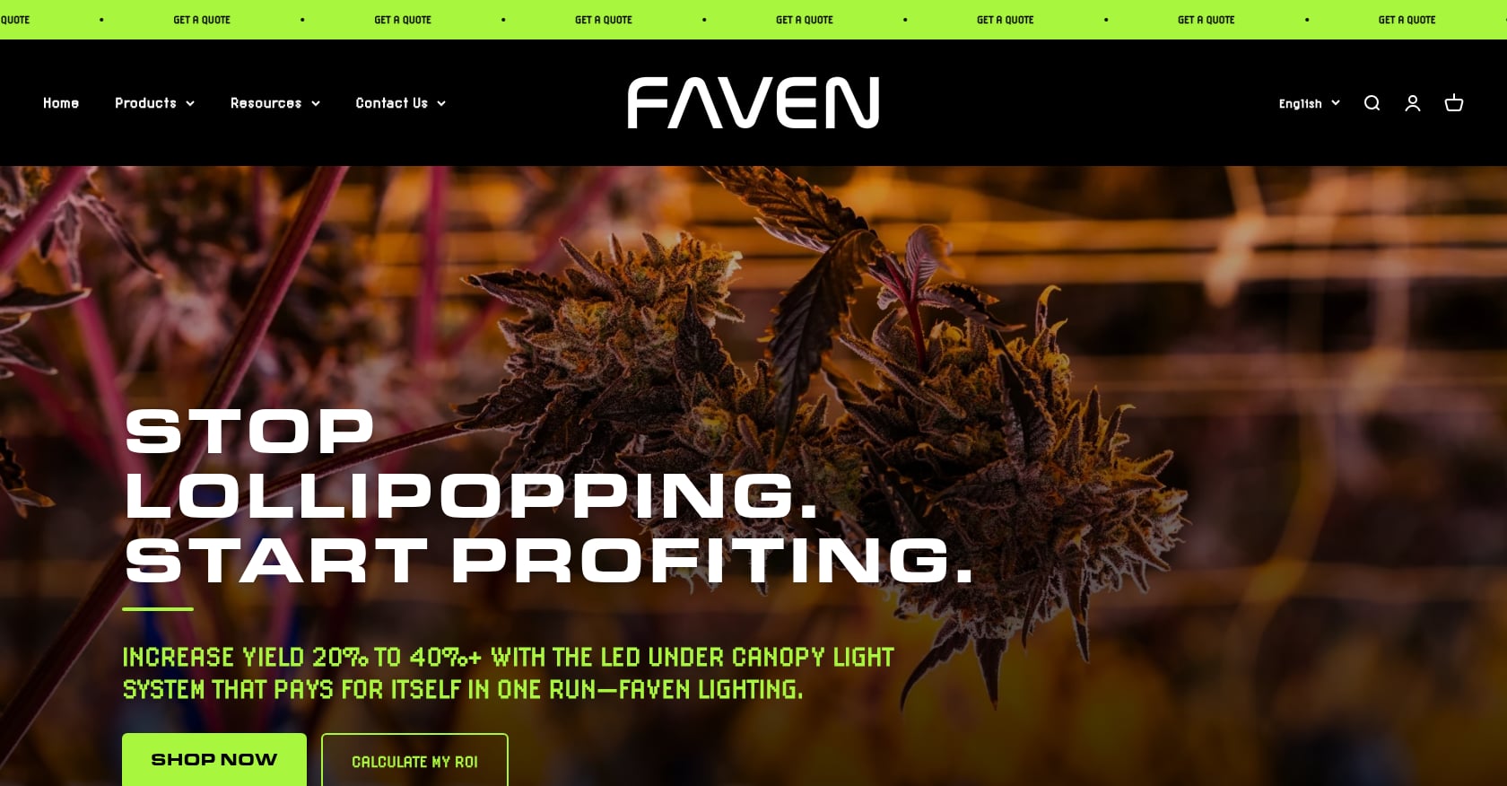Faven Lighting Screenshot