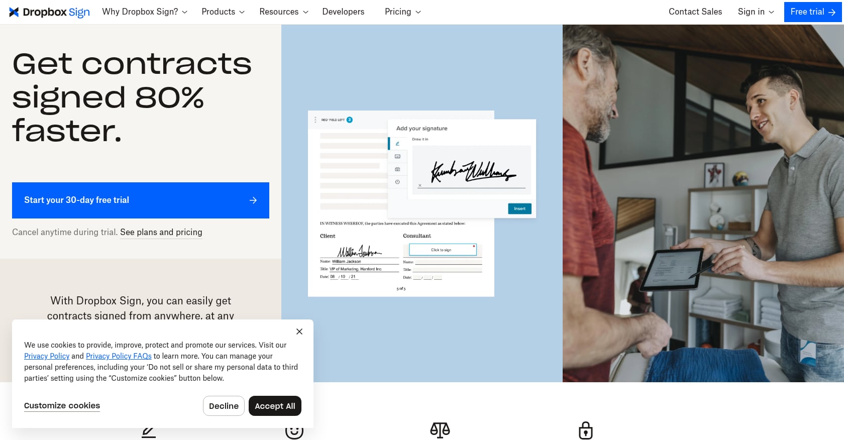 Dropbox Sign Screenshot