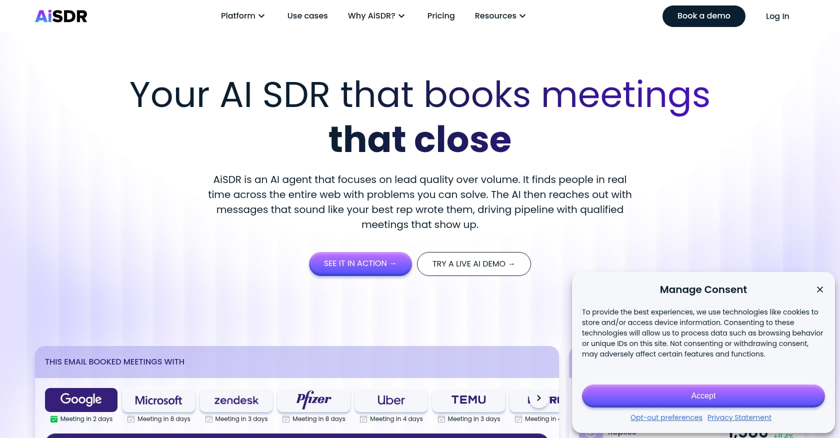 AiSDR Screenshot
