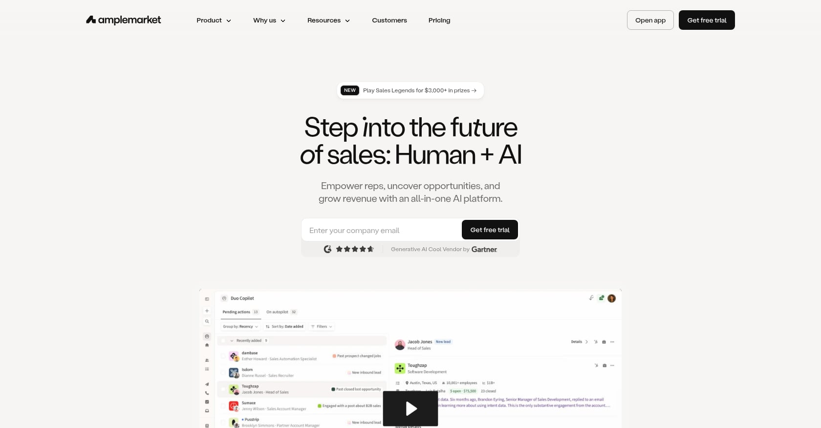Amplemarket Duo Screenshot