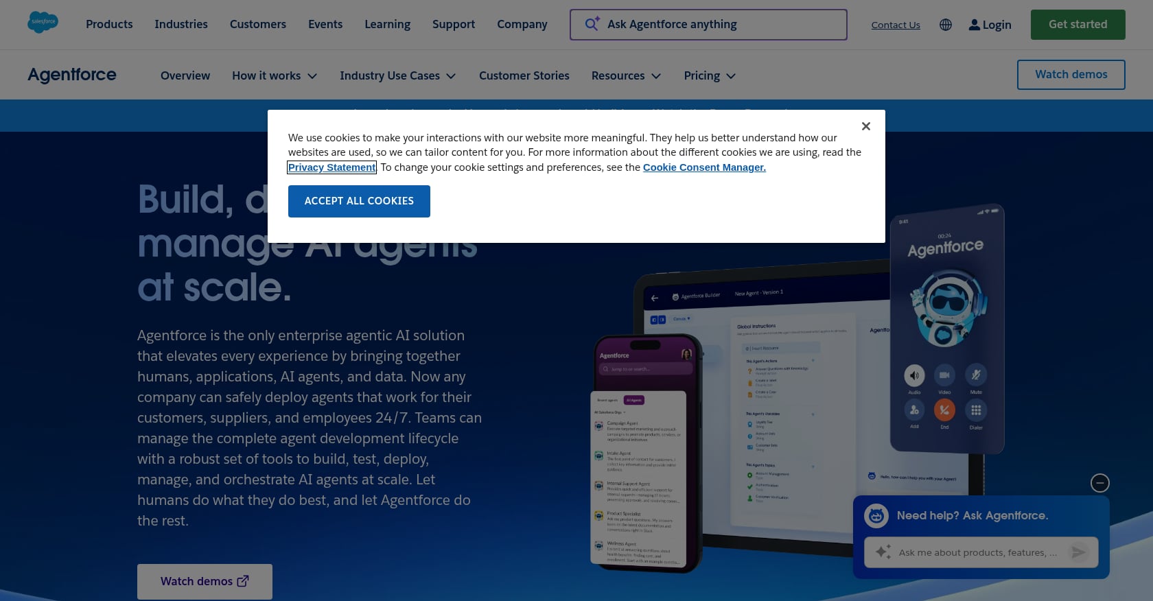 Salesforce Agentforce Screenshot