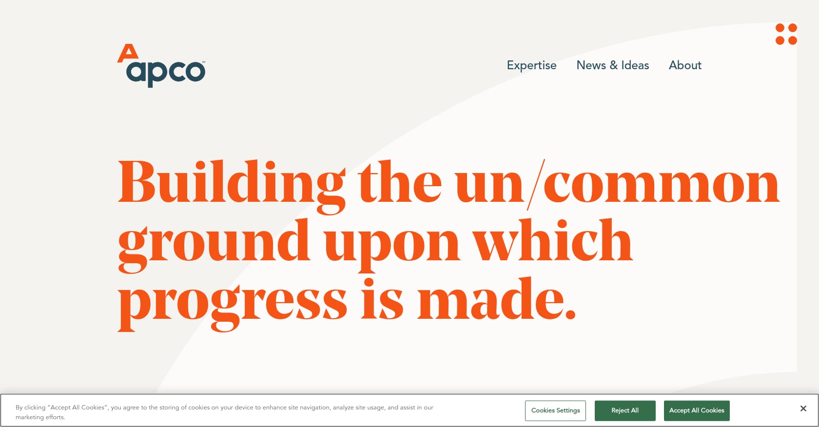 APCO Worldwide Screenshot