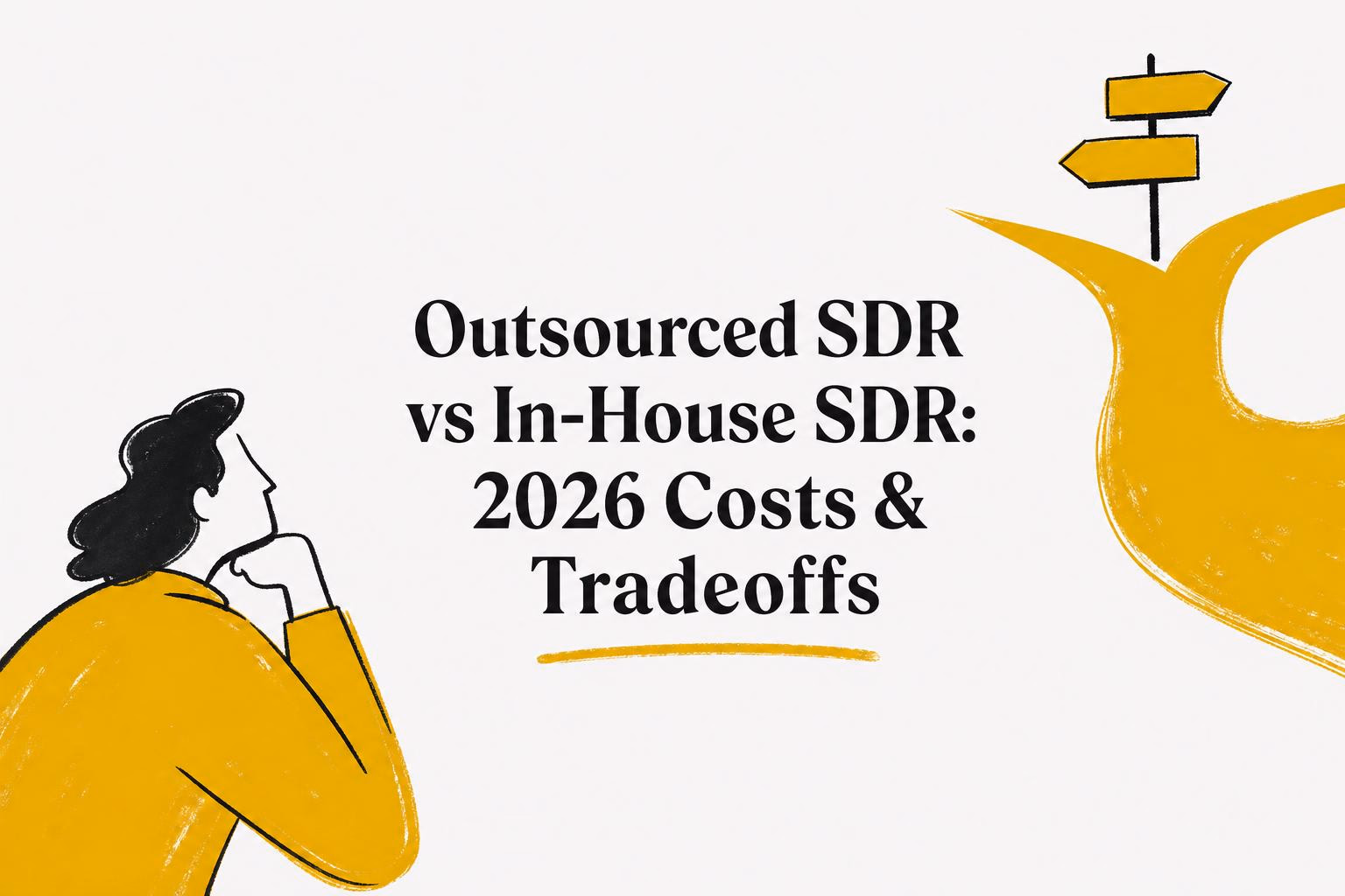 outsourced SDR vs in-house SDR