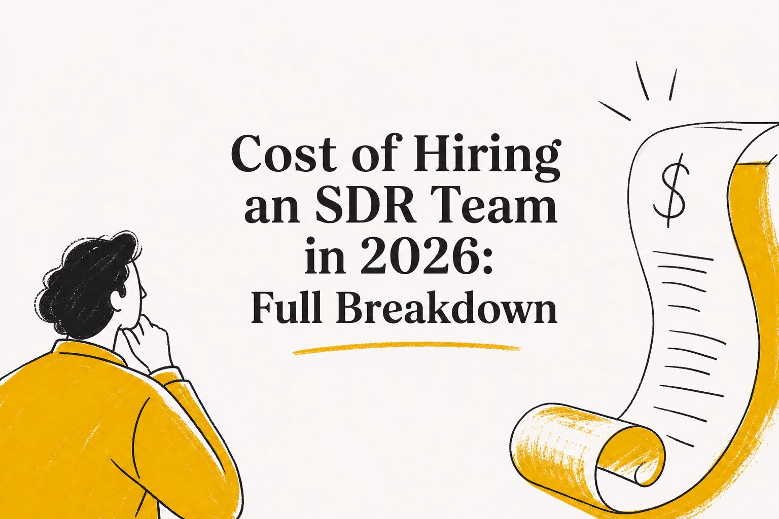 cost of hiring an SDR team