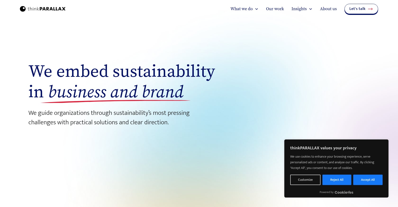 thinkPARALLAX Screenshot